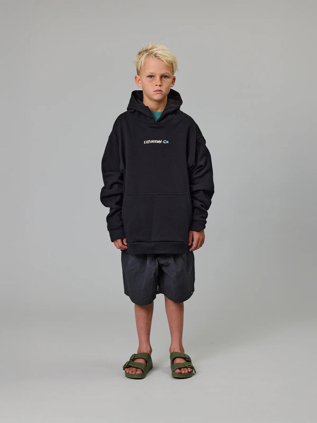 J.A.F Mini Kids Hood | Black