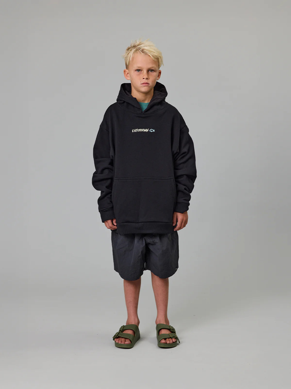 J.A.F Mini Kids Hood | Black