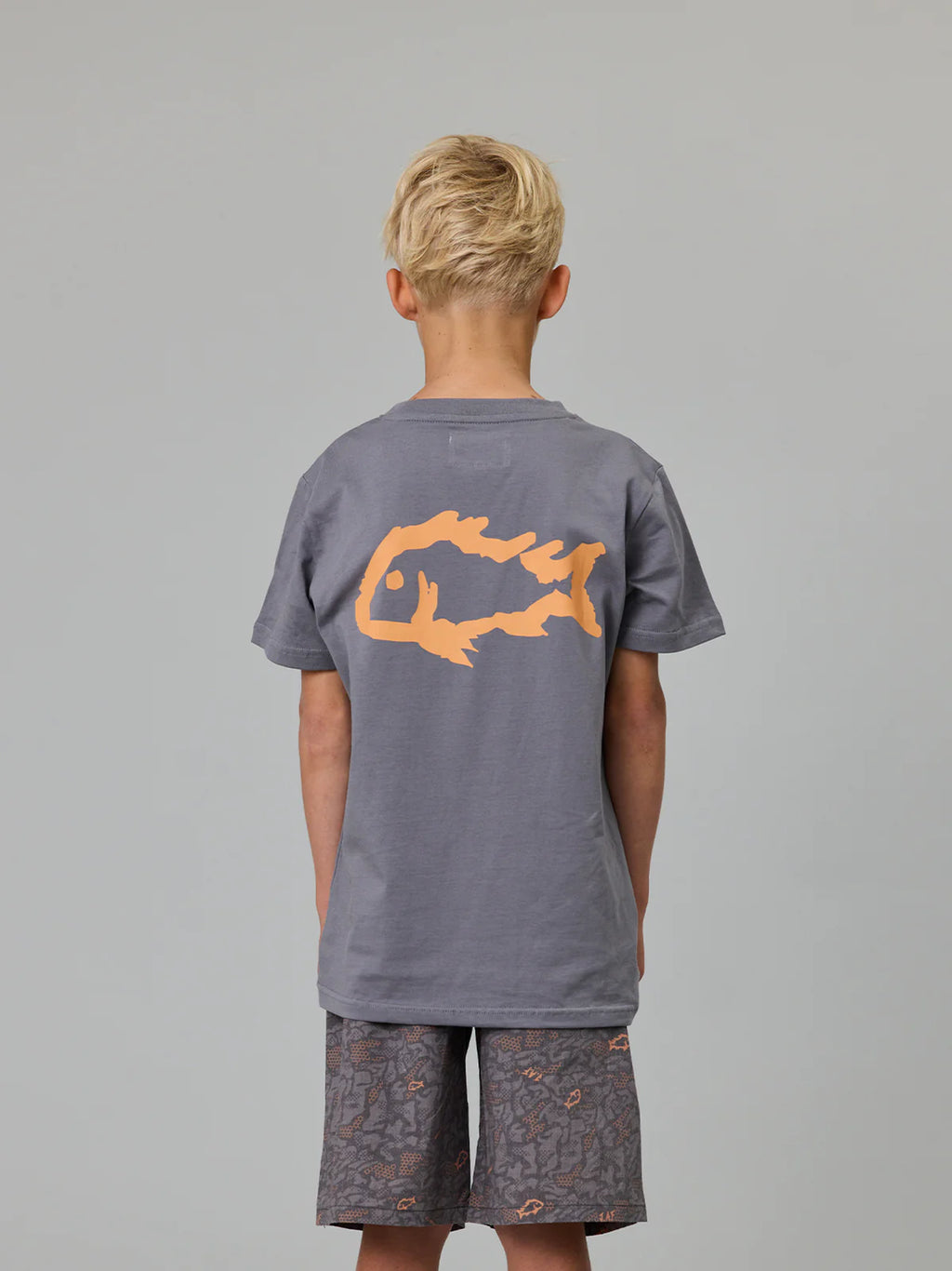 J.A.F Mini Kids Snapper Tee | Black