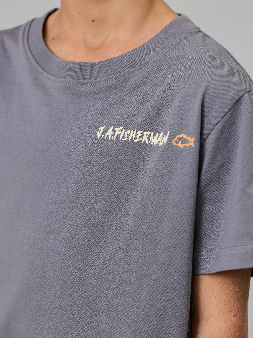 J.A.F Mini Kids Snapper Tee | Black