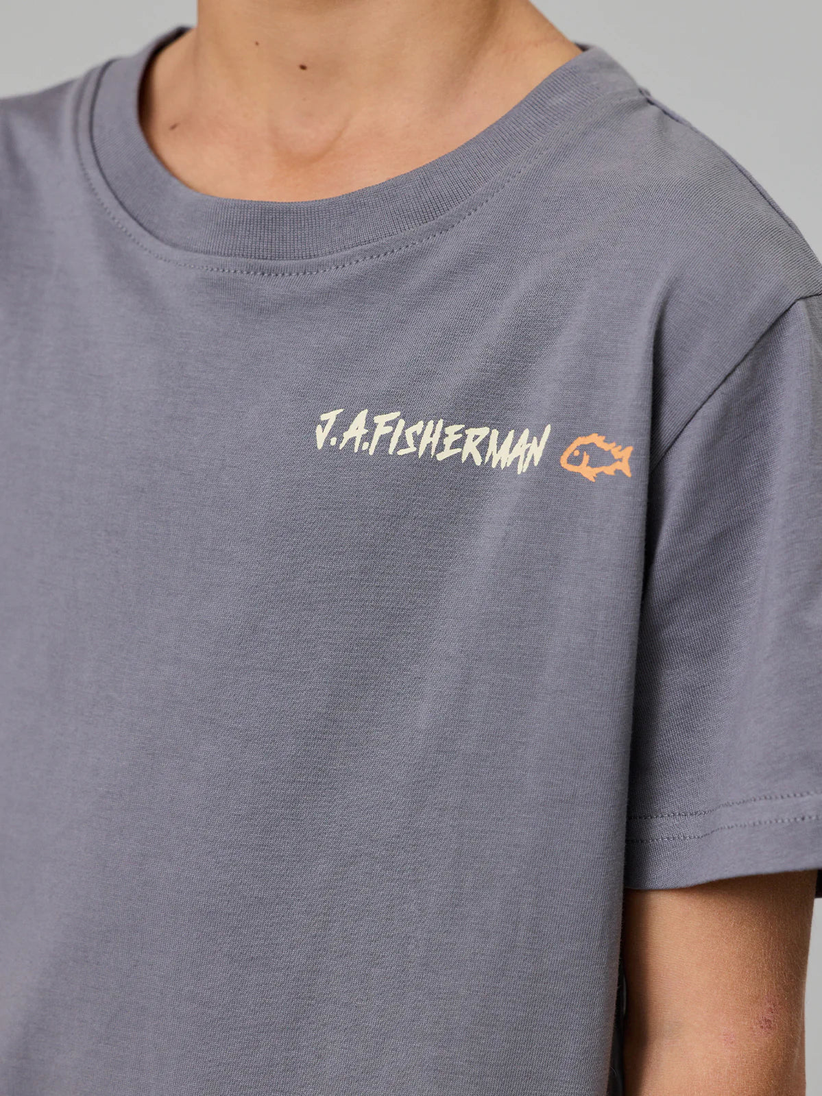 J.A.F Mini Kids Snapper Tee | Black