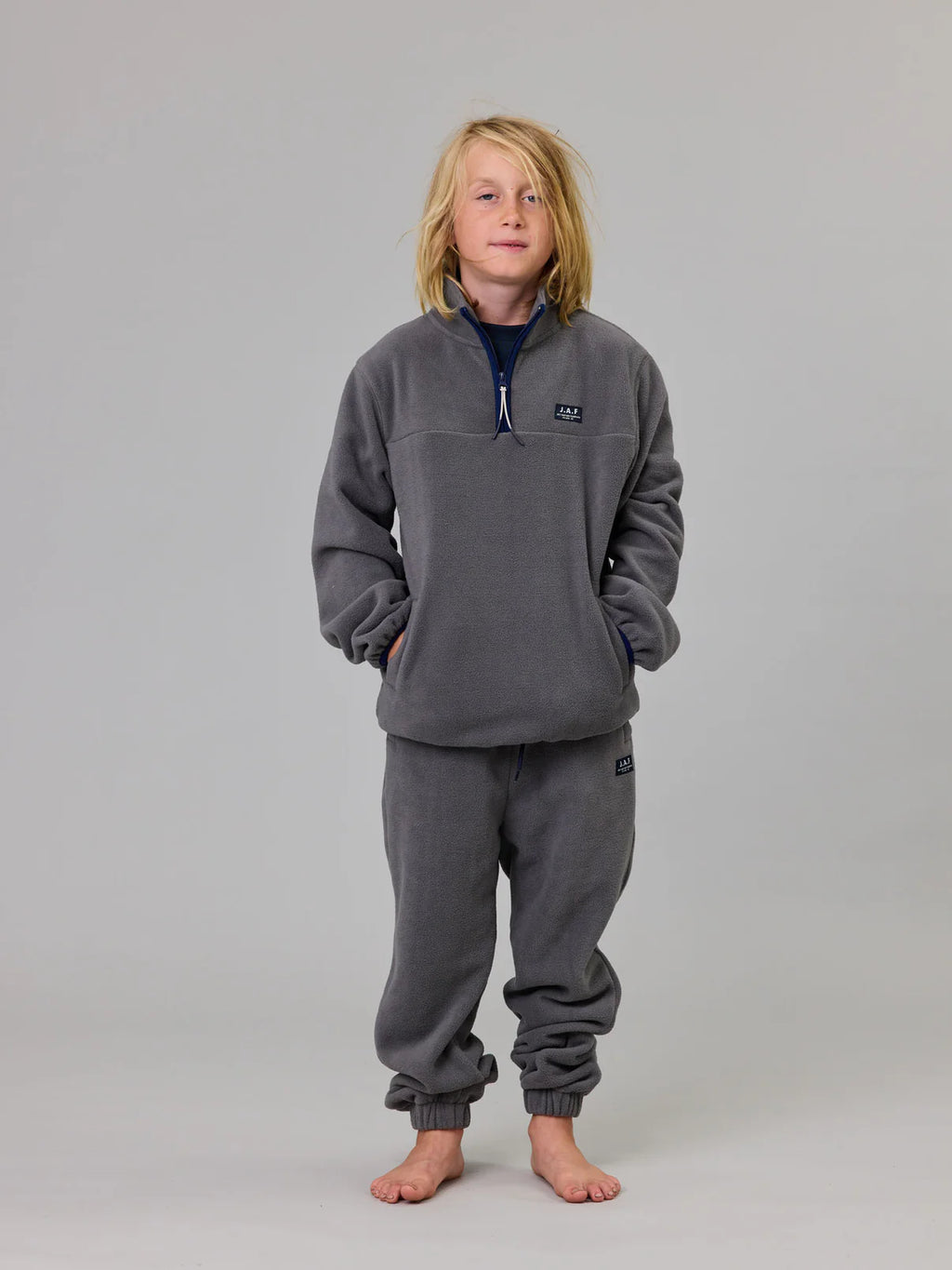 J.A.F Mini Ranger 1/4 Zip | Charcoal