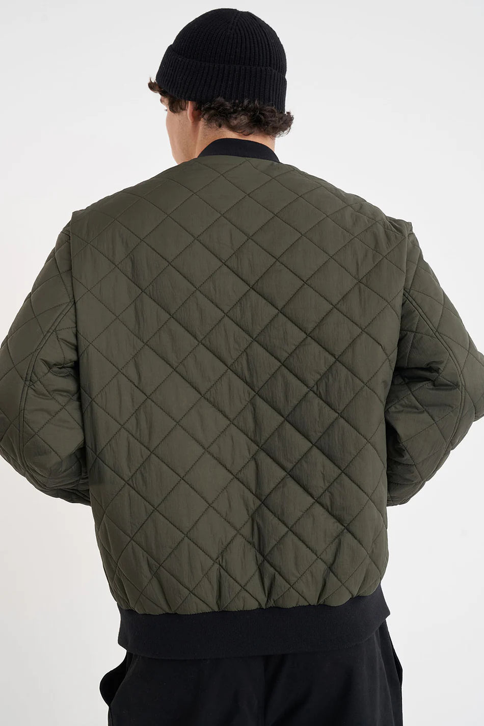 HUFFER Rev Quilted Bomber | Cypress