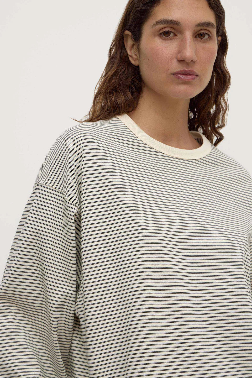 ASSEMBLY LABEL Malone Stripe Long Sleeve | Cream/Black