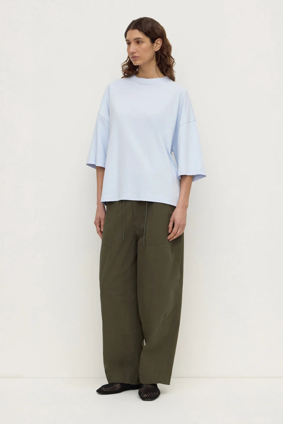 ASSEMBLY LABEL Max Cotton Oversized Tee | White