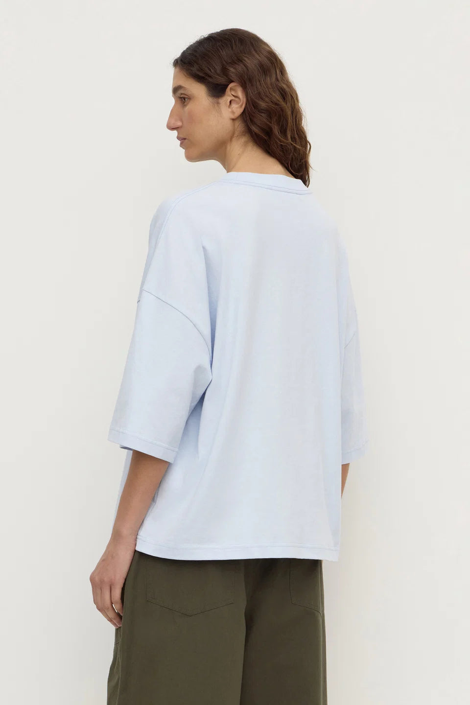 ASSEMBLY LABEL Max Cotton Oversized Tee | White