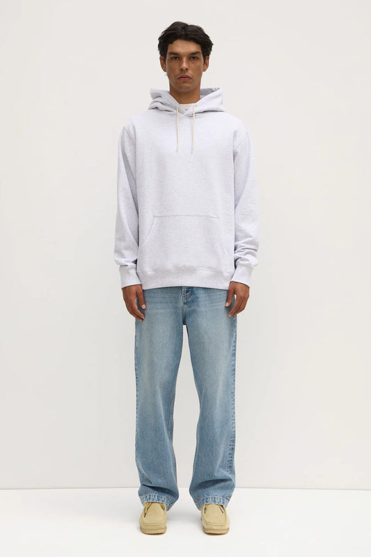 ASSEMBLY LABEL Mens Weekender Fleece Hoodie | Heather Grey Marle