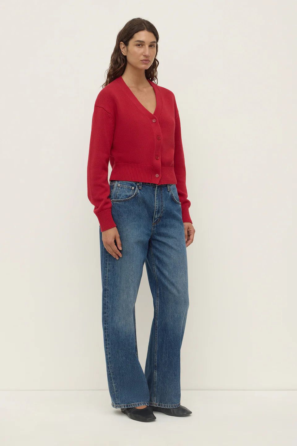 ASSEMBLY LABEL Meri Knit Cardigan | Mulberry