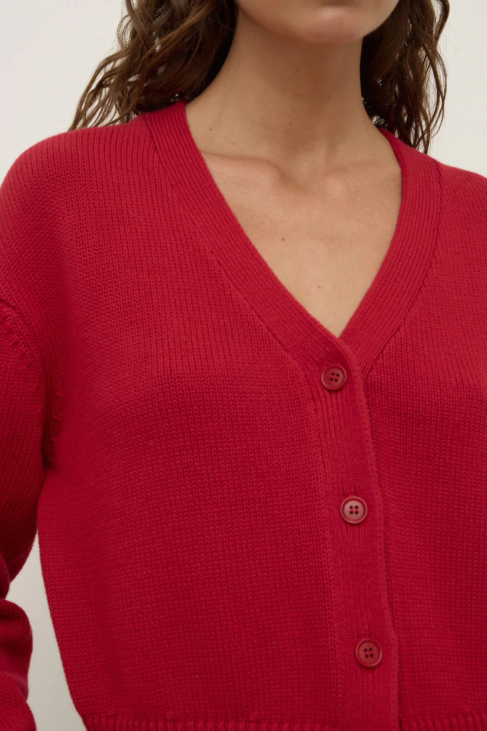 ASSEMBLY LABEL Meri Knit Cardigan | Mulberry