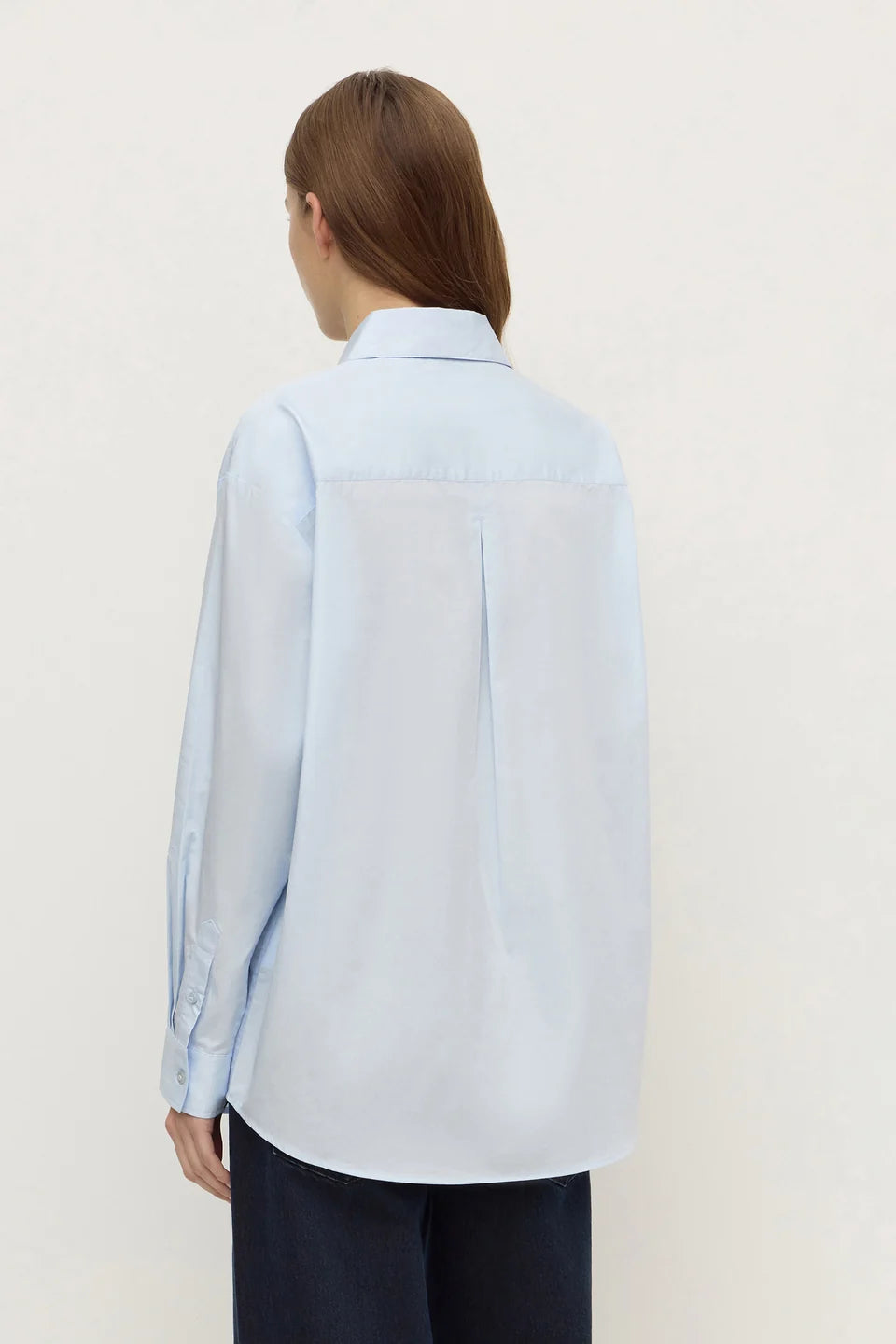ASSEMBLY LABEL Micha Poplin L/S Shirt | Powder Blue
