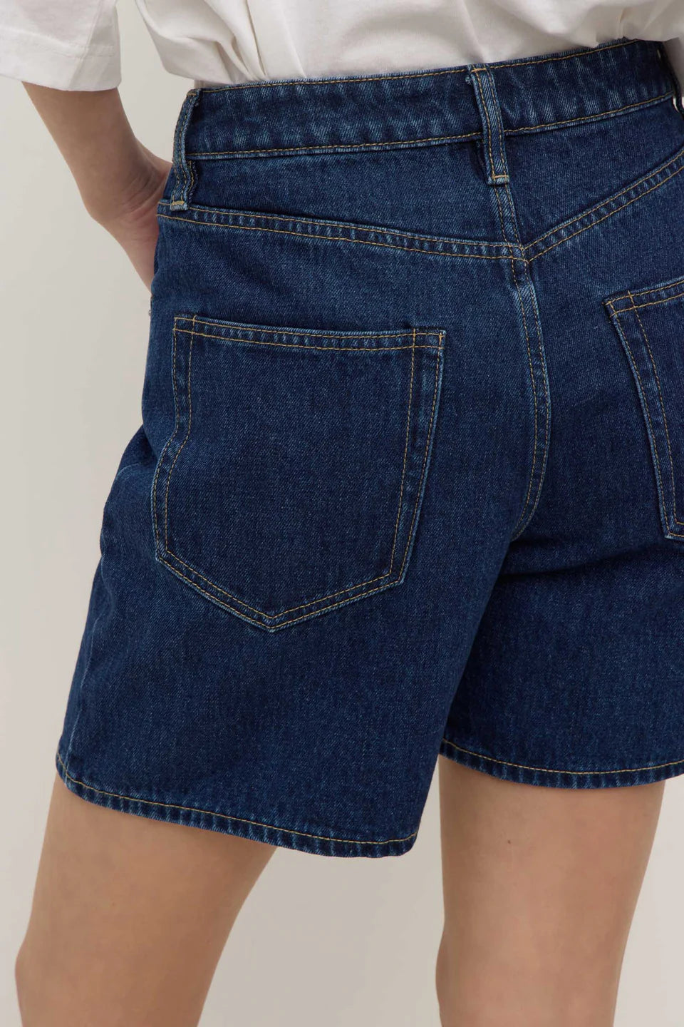 ASSEMBLY LABEL Mid Rise Vintage Denim Short | Heritage Blue
