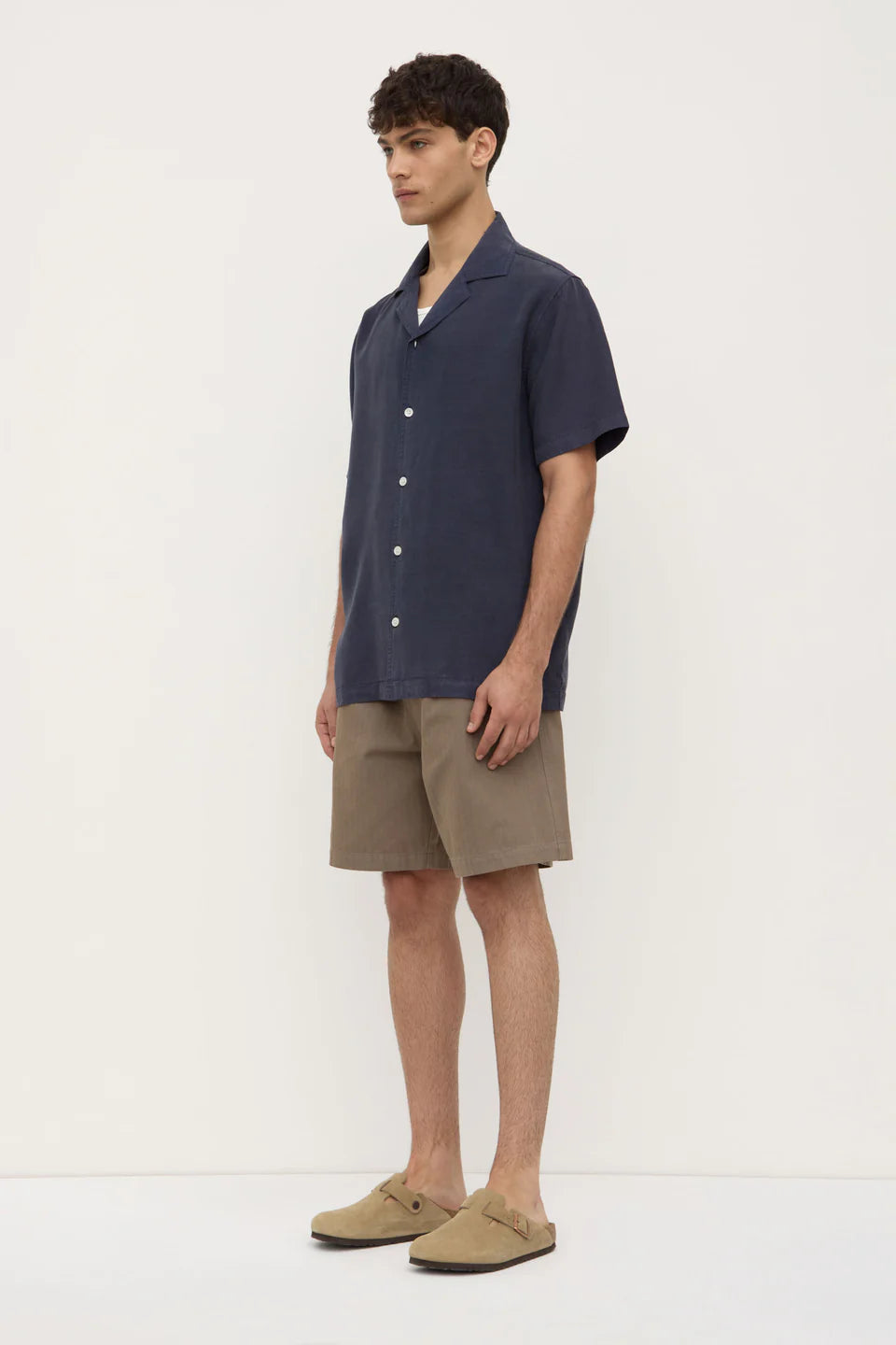 ASSEMBLY LABEL Miller Short Sleeve Shirt | True Navy