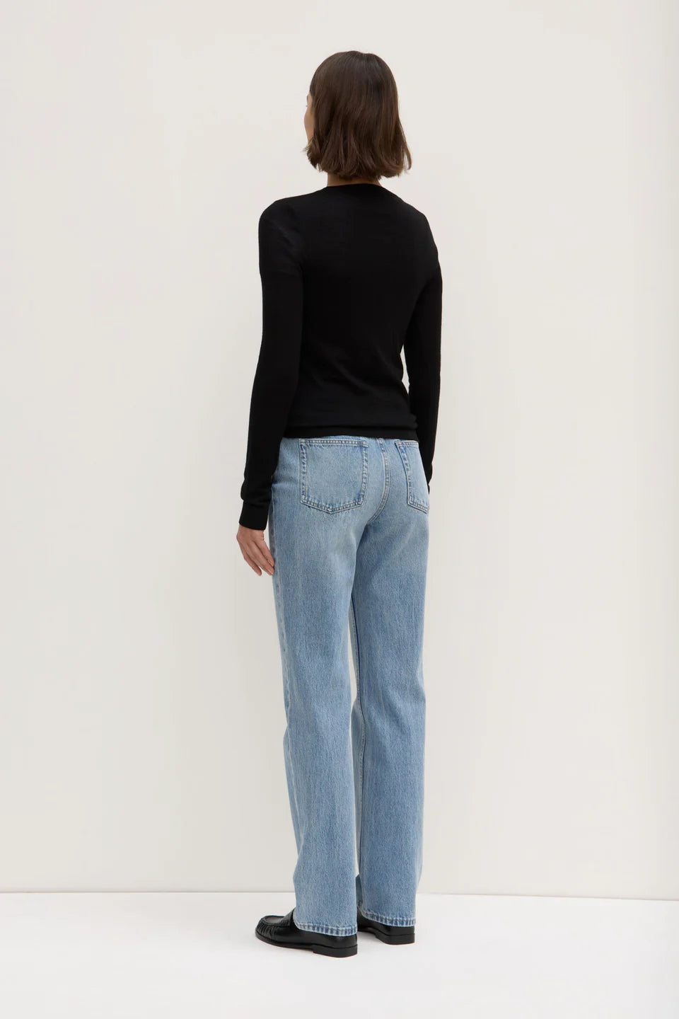 ASSEMBLY LABEL Miranda Wool Knit Top | Black