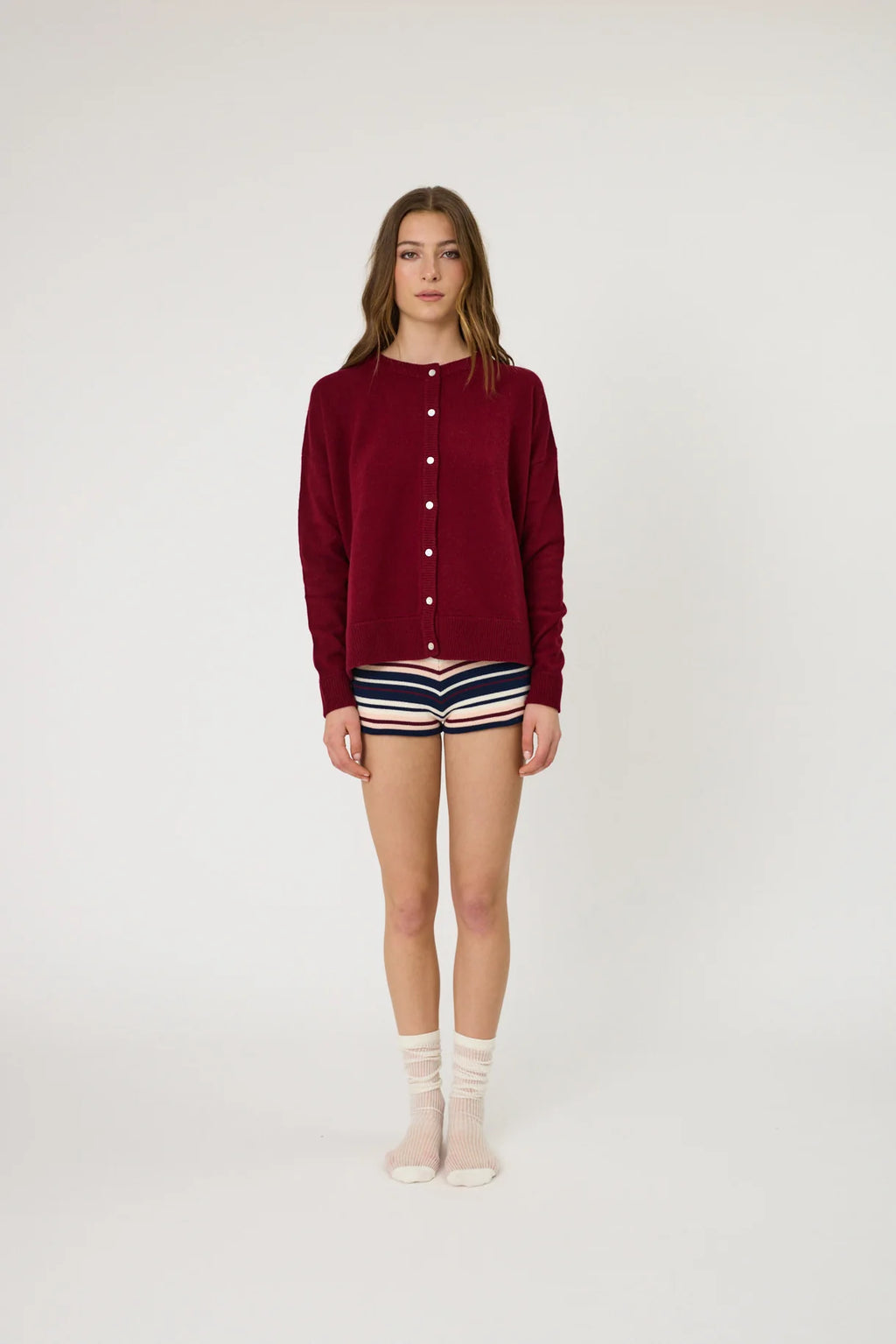REMAIN Tali Cardigan | Pomegranate