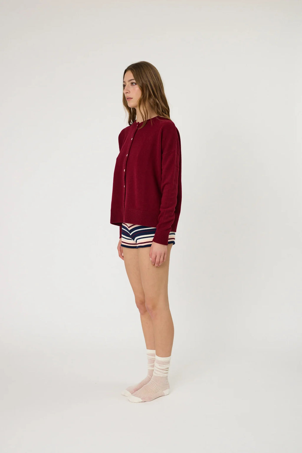 REMAIN Tali Cardigan | Pomegranate