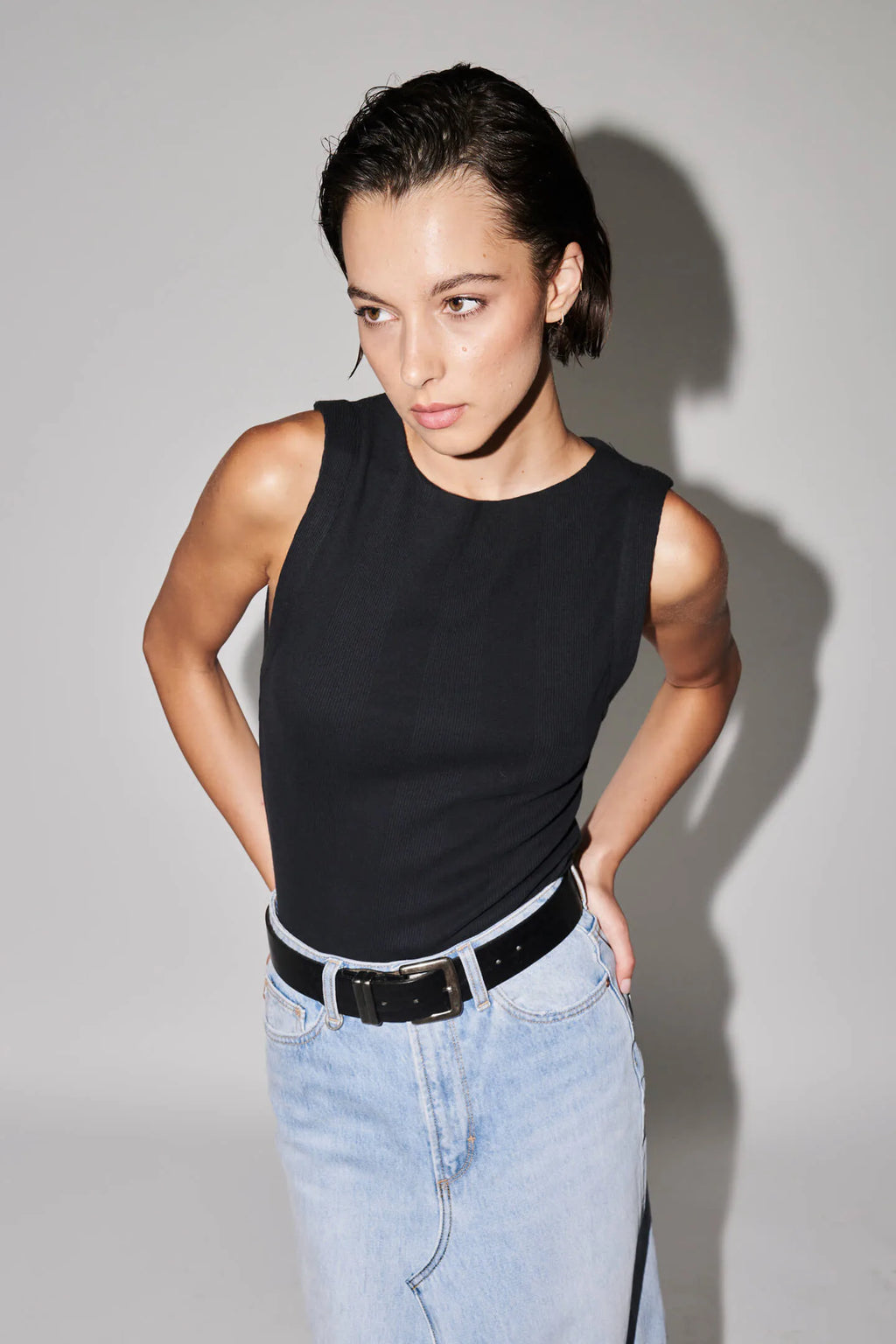 NEUW Frenchie 90's Top | Black