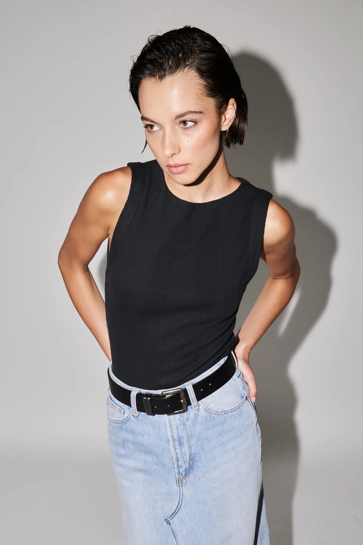 NEUW Frenchie 90's Top | Black