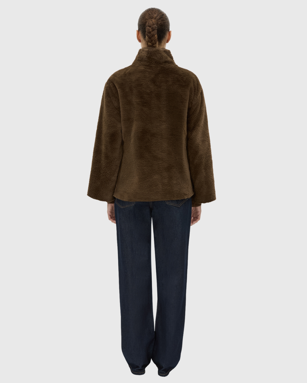 CAMILLA AND MARC Nala Furry Pullover Top | Truffle