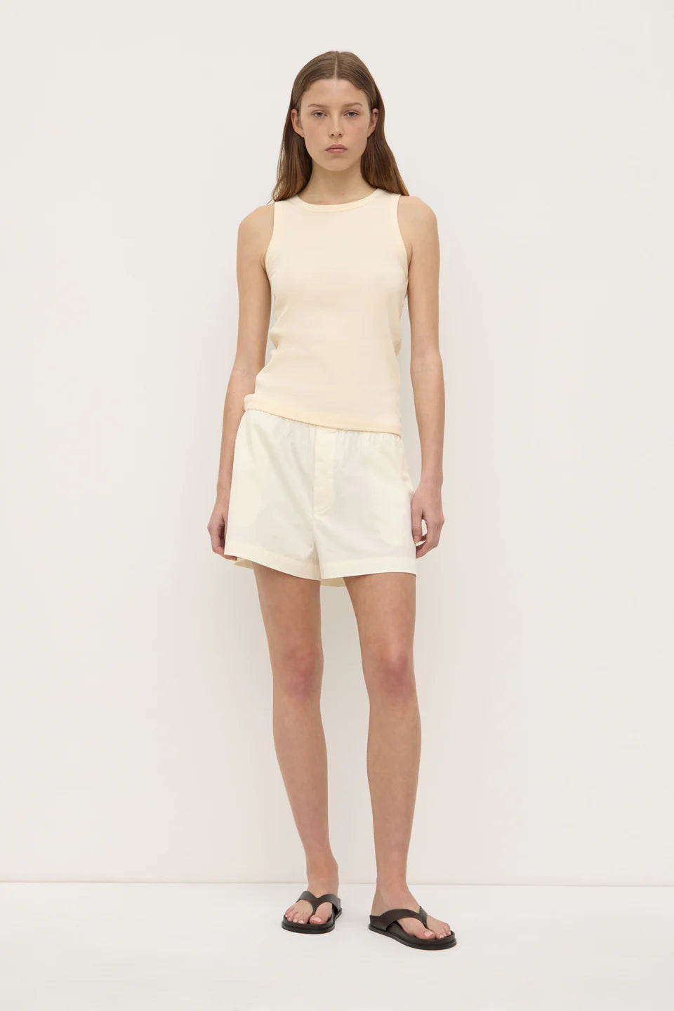 ASSEMBLY LABEL Nora Rib Tank | Butter