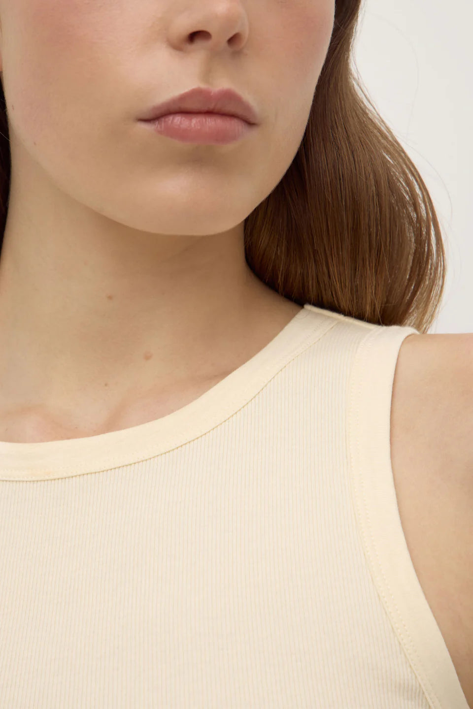 ASSEMBLY LABEL Nora Rib Tank | Butter