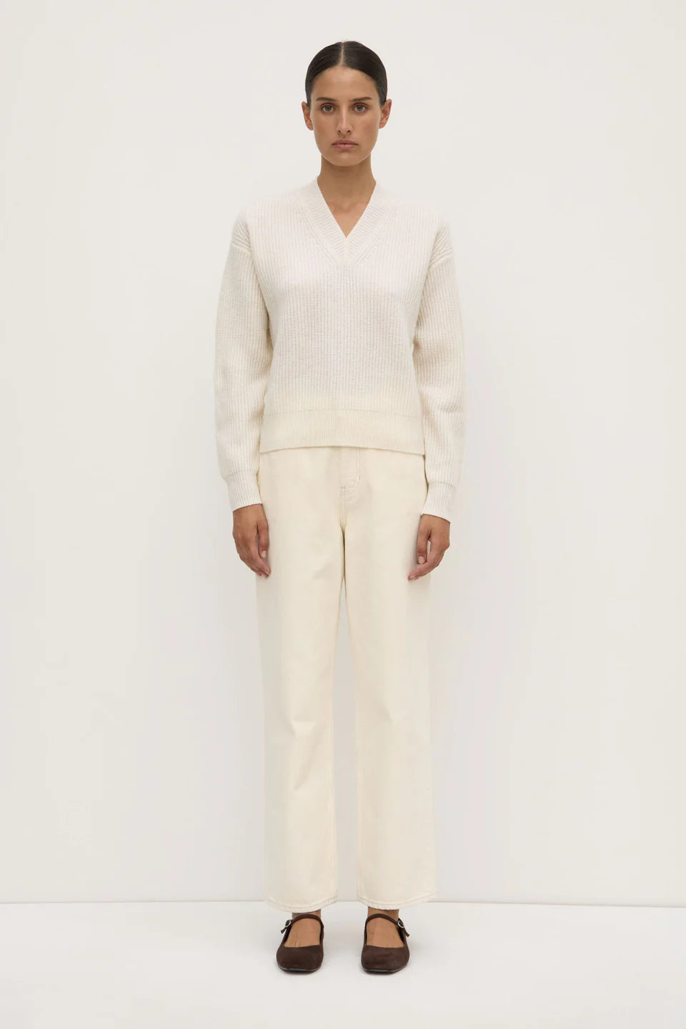 ASSEMBLY LABEL Nova Long Sleeve Knit | Cream