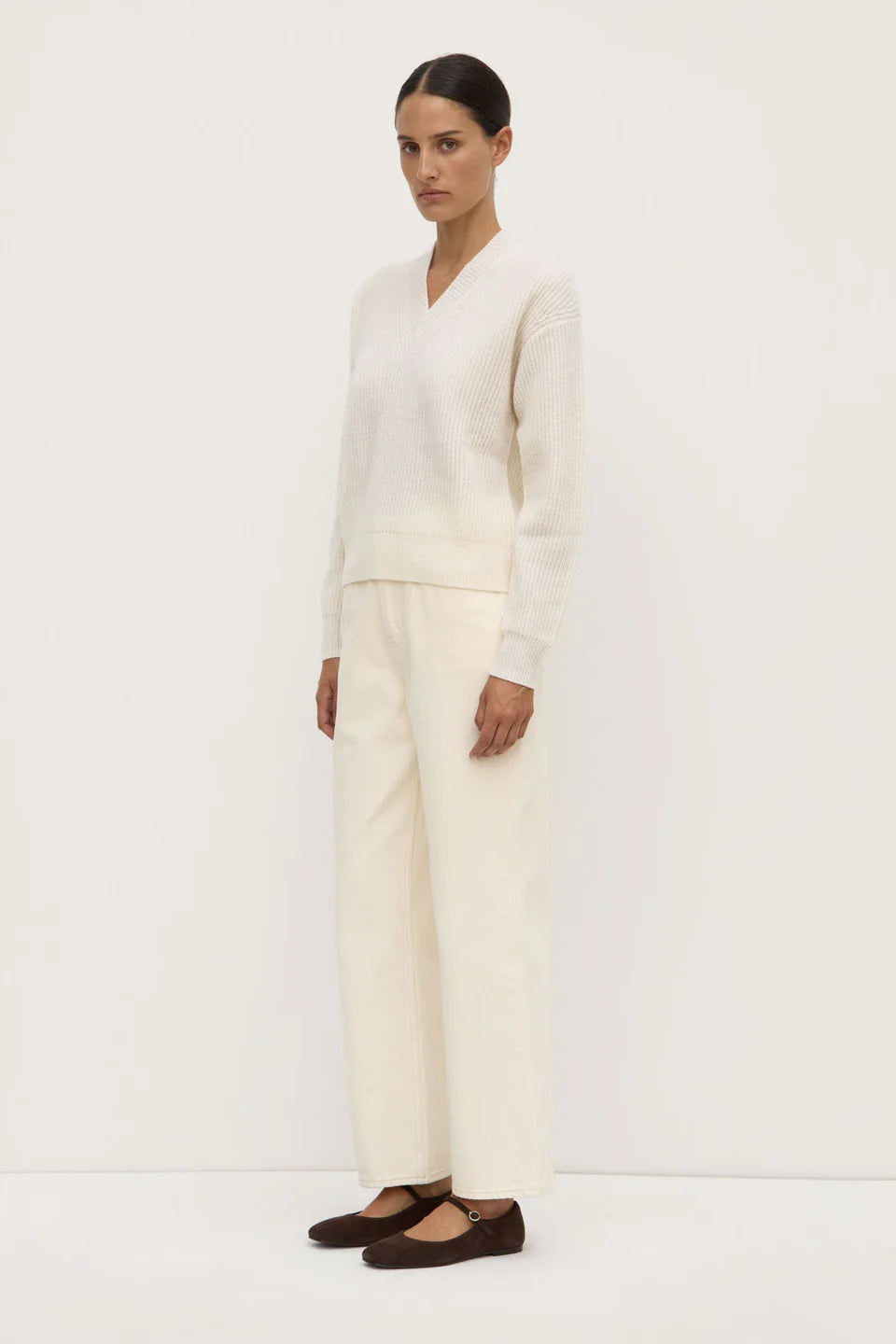 ASSEMBLY LABEL Nova Long Sleeve Knit | Cream