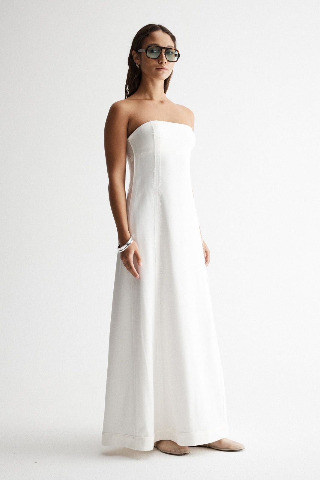 ELKA COLLECTIVE Petunia Dress | White
