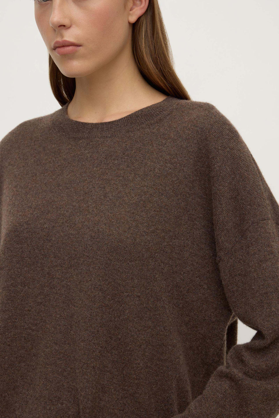 ASSEMBLY LABEL Odelle Cashmere Knit | Ganache
