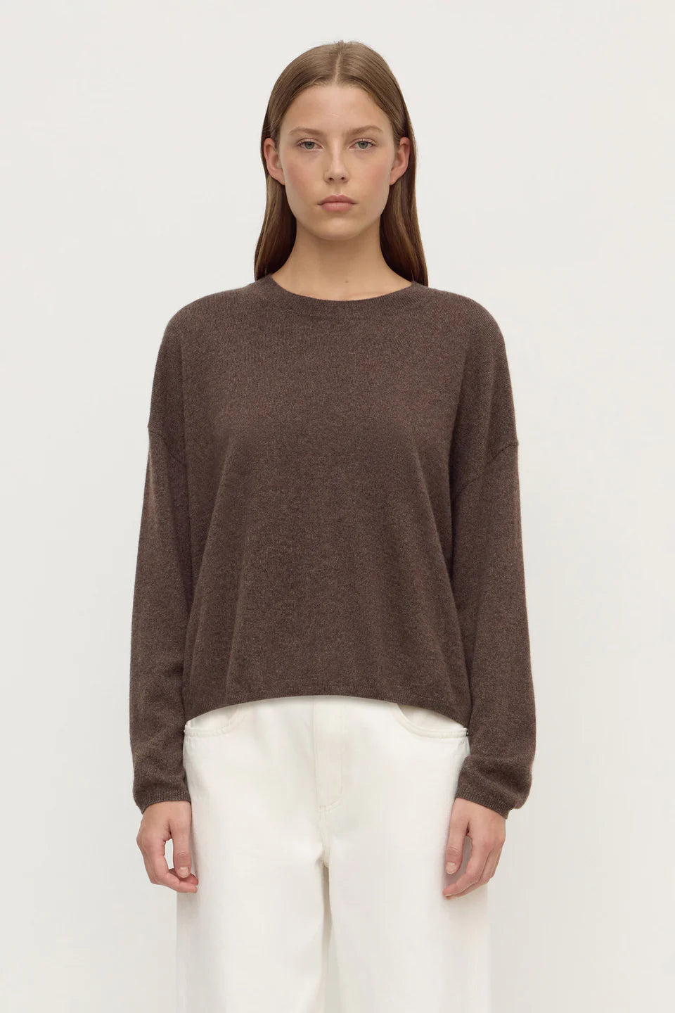 ASSEMBLY LABEL Odelle Cashmere Knit | Ganache