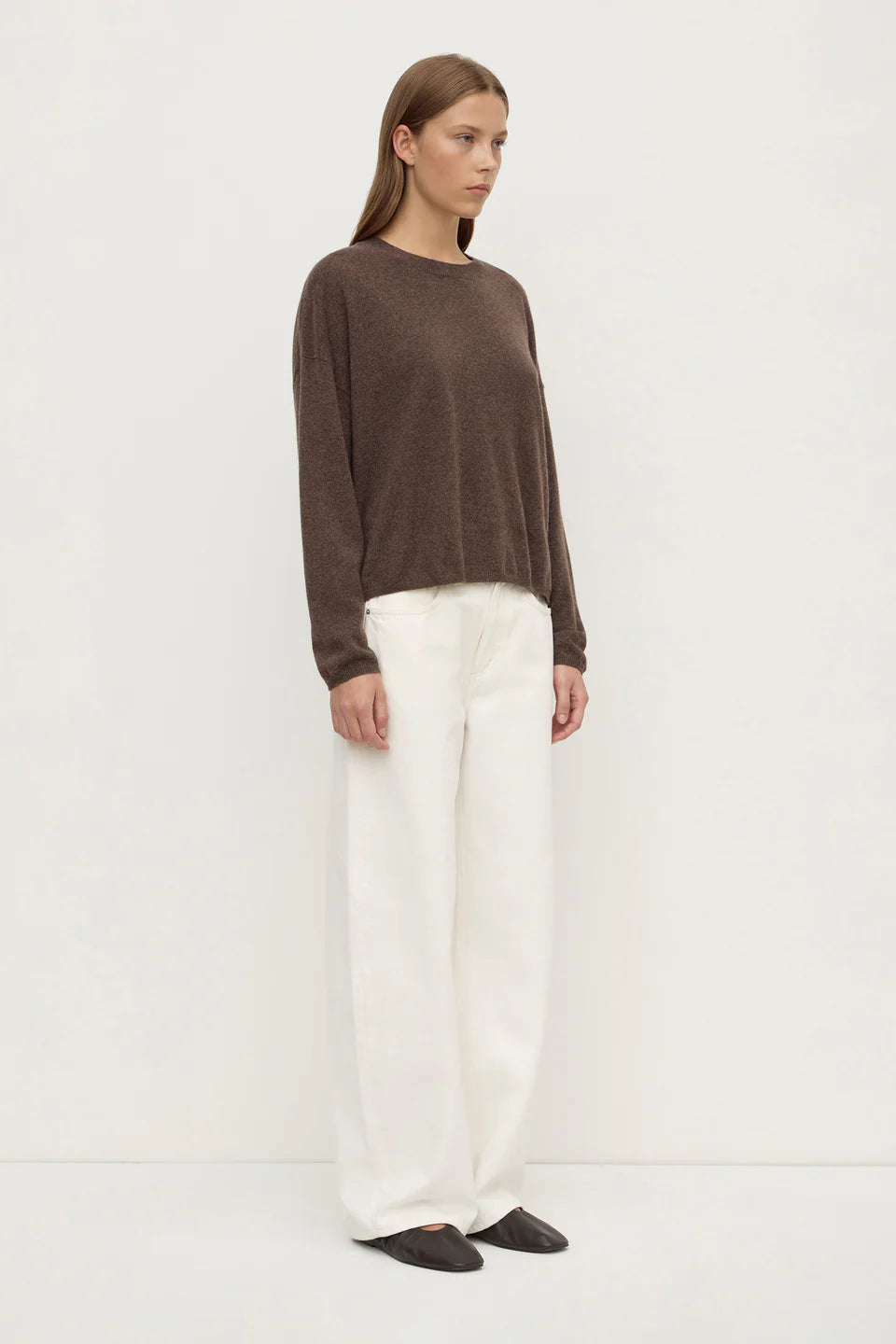 ASSEMBLY LABEL Odelle Cashmere Knit | Ganache