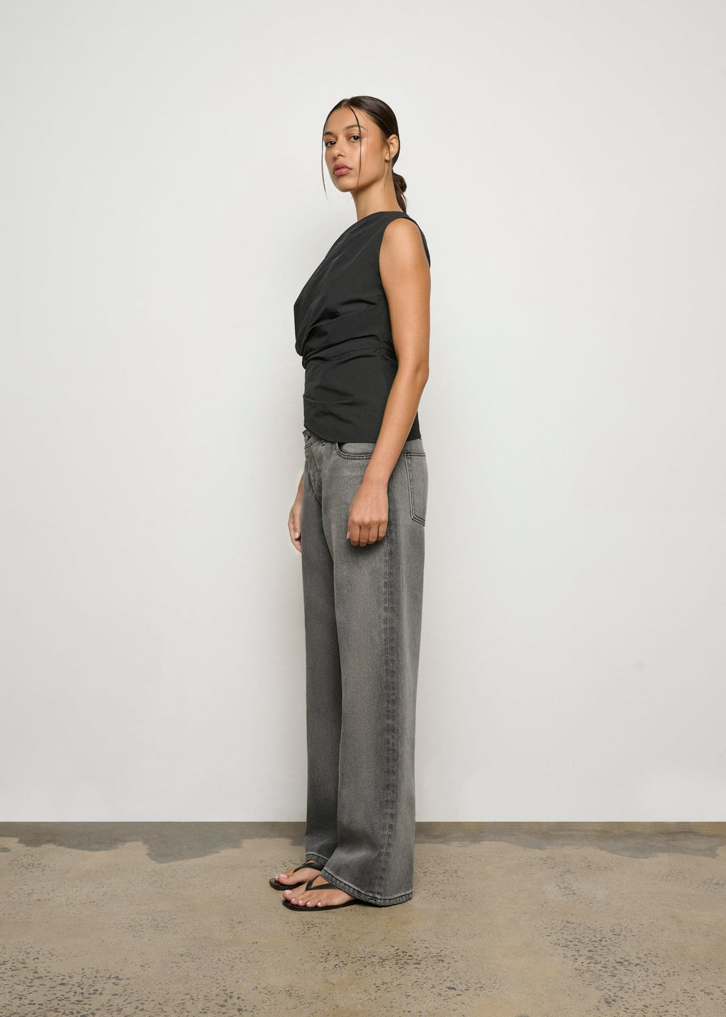 ONE OF OTHERS Dallas Top | Cool Black