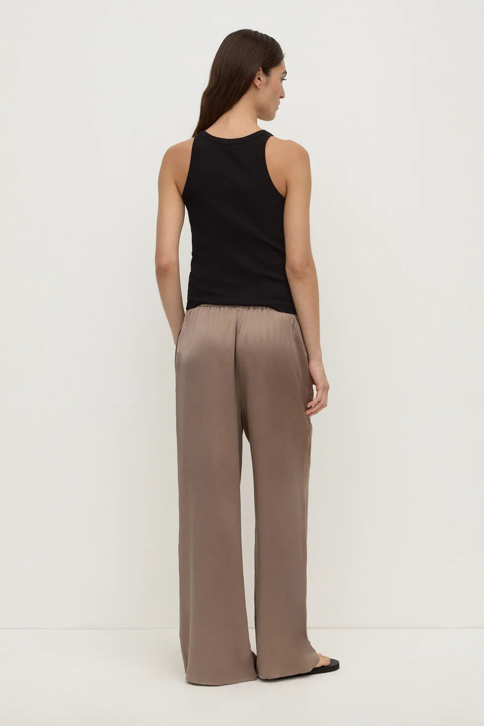 ASSEMBLY LABEL Pippa Silk Pant | Sand