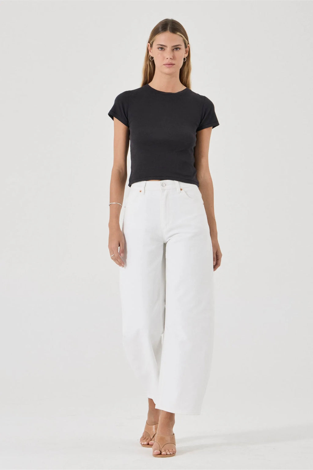 ROLLAS Gigi Barrel Jean | Vintage White