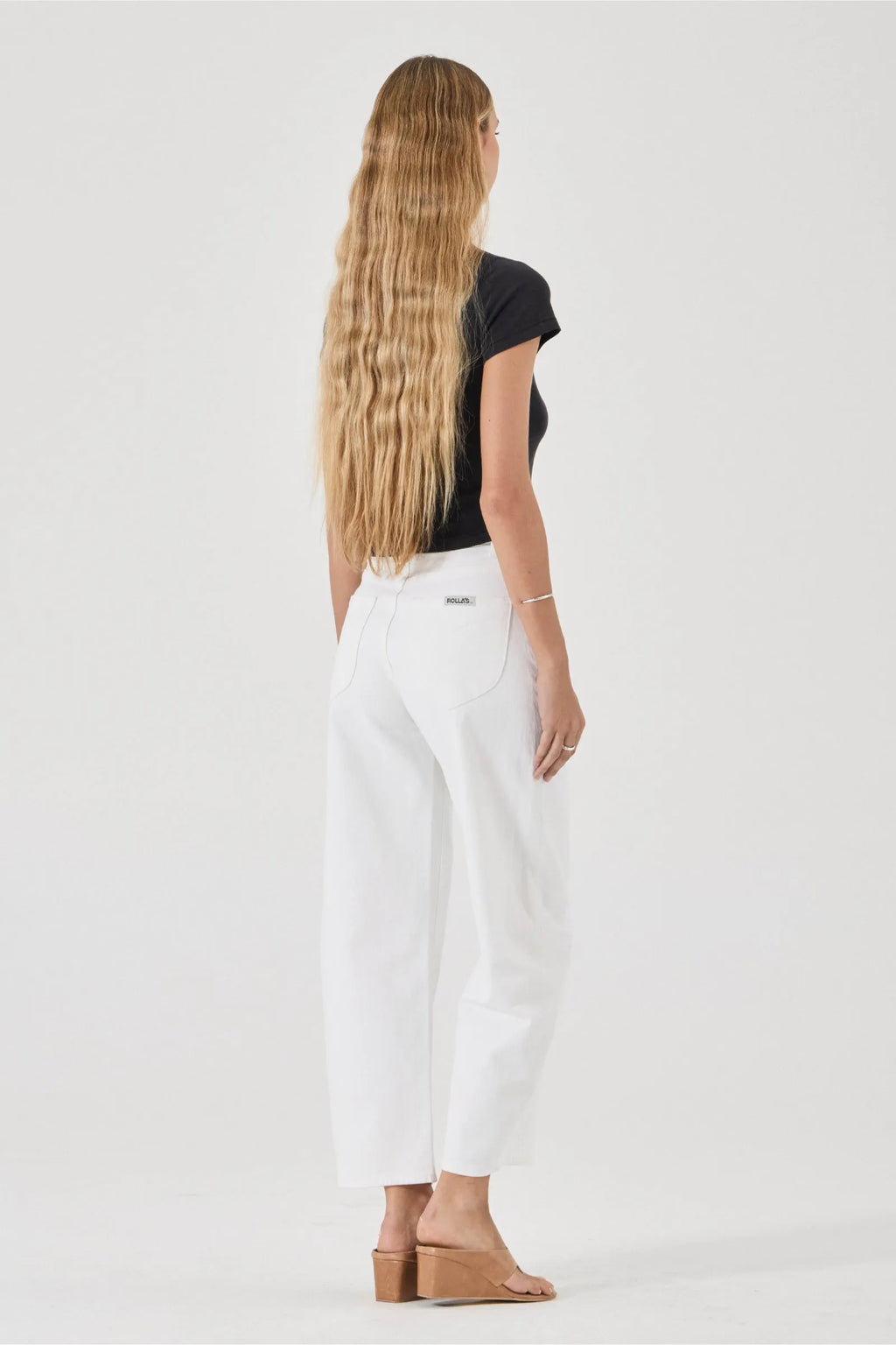 ROLLAS Gigi Barrel Jean | Vintage White