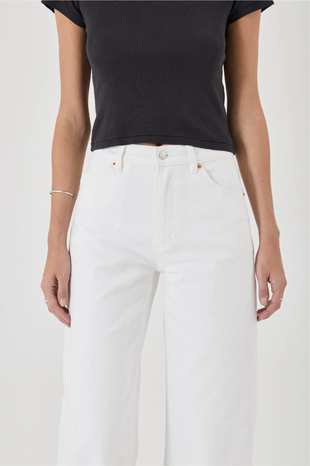ROLLAS Gigi Barrel Jean | Vintage White