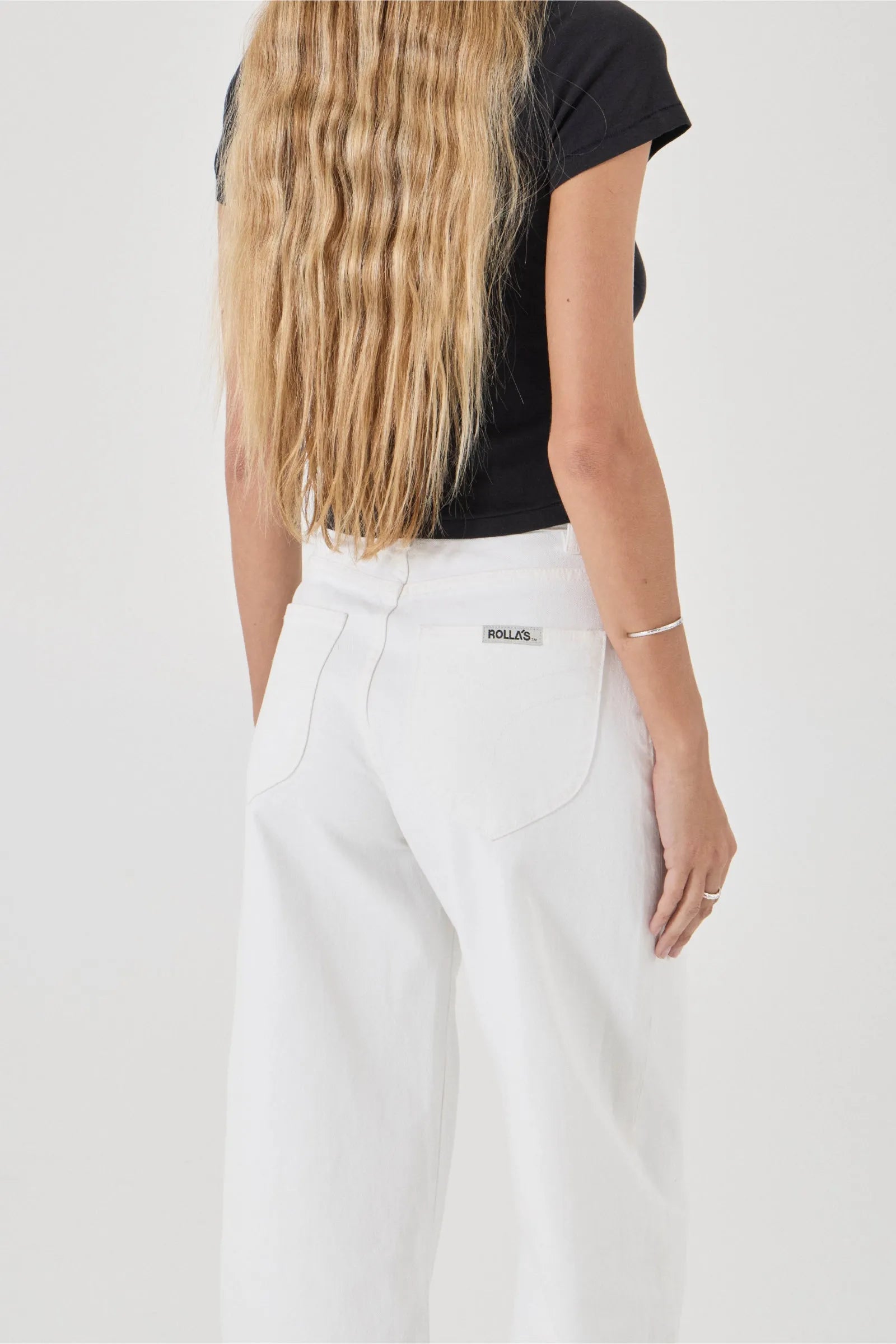 ROLLAS Gigi Barrel Jean | Vintage White