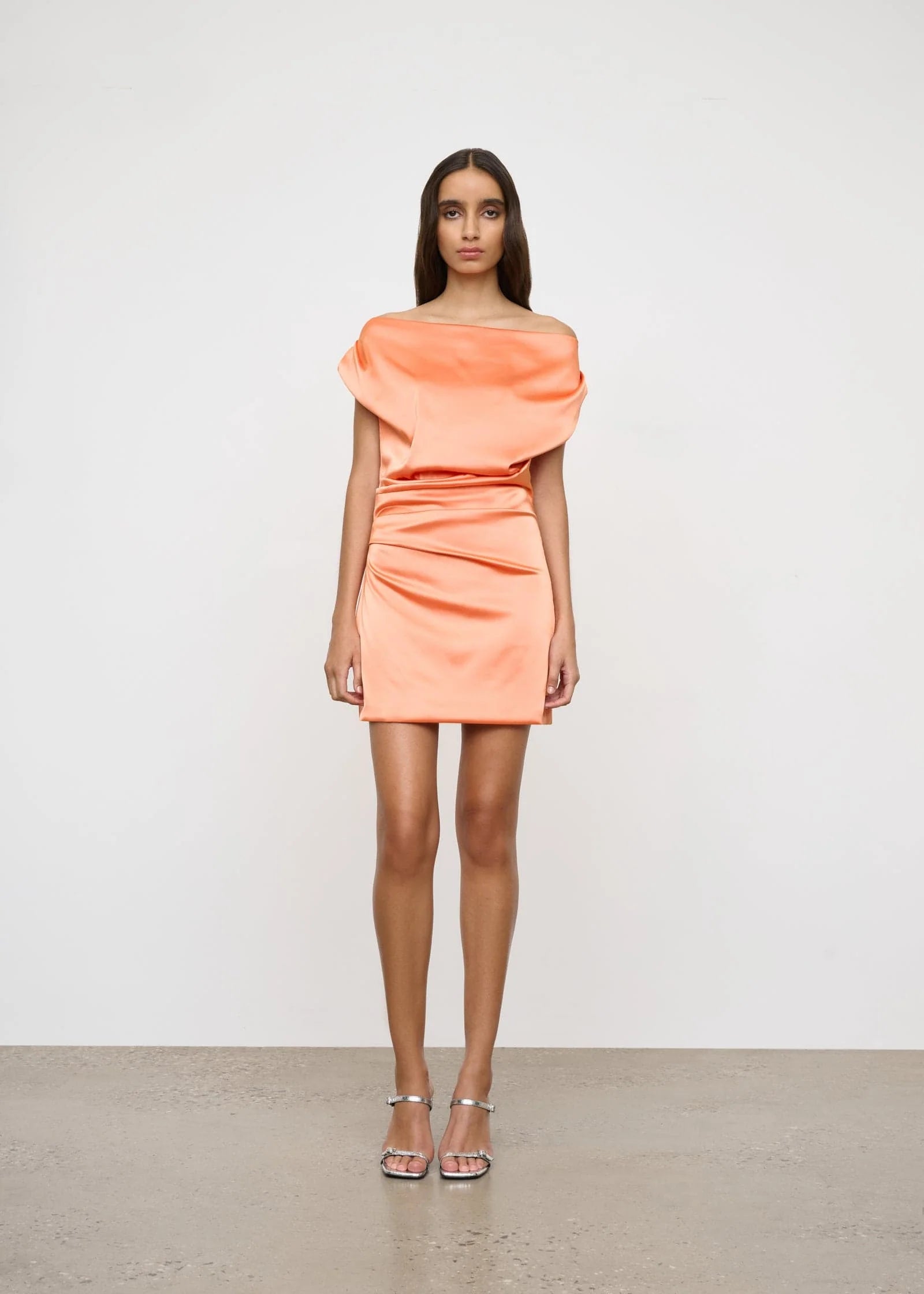 ONE OF OTHERS Rhode Mini Dress | Tangerine