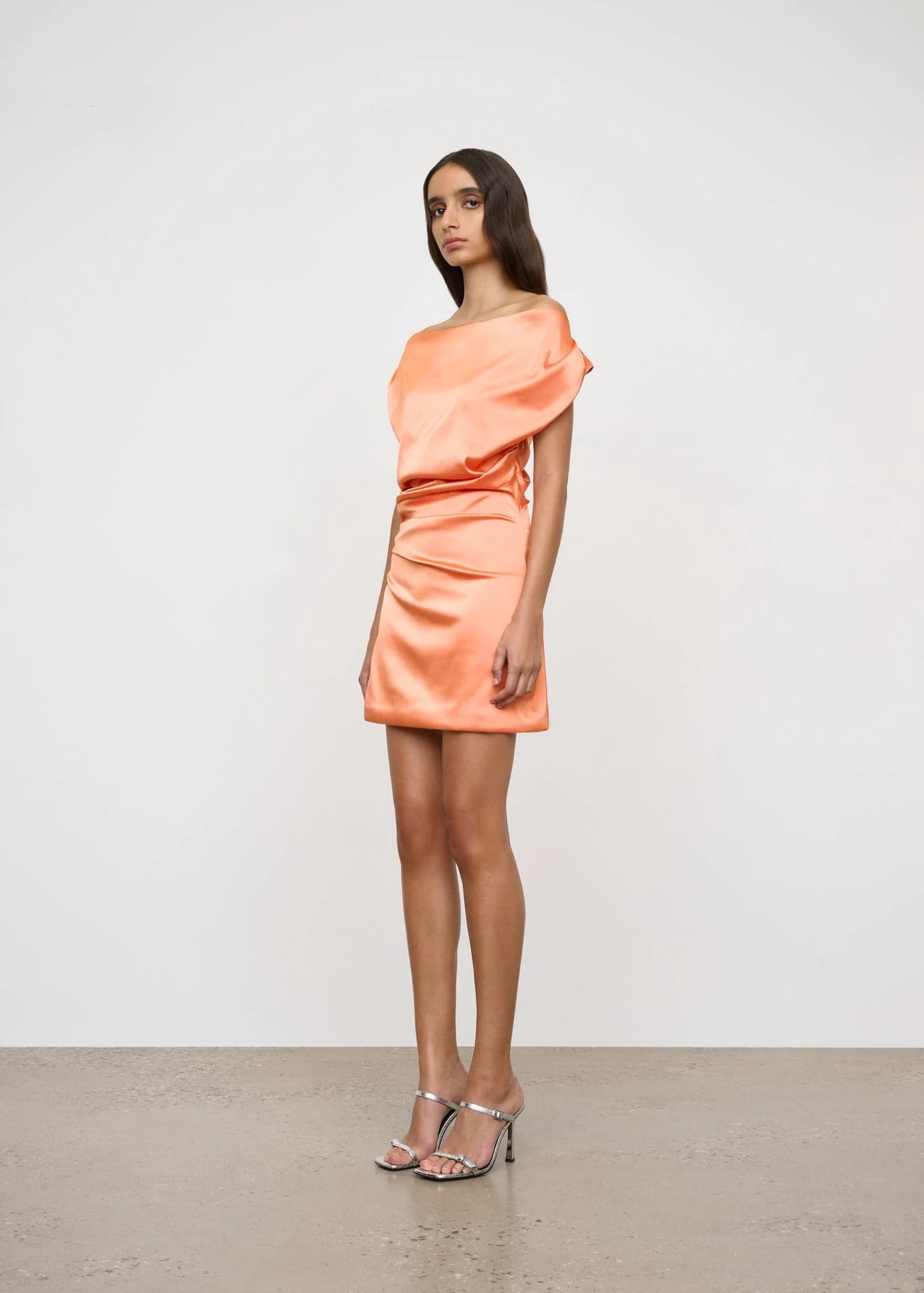 ONE OF OTHERS Rhode Mini Dress | Tangerine
