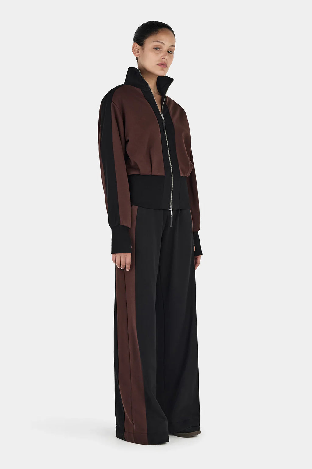 HANSEN Reynolds Rosie Zip Jumper | Dark Choc