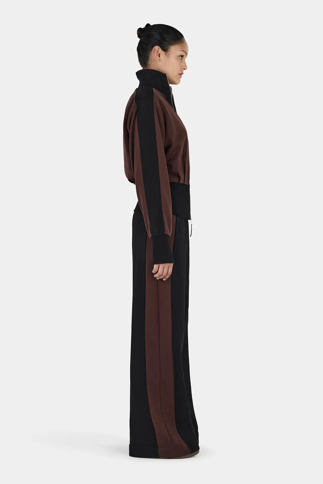 HANSEN Reynolds Rosie Zip Jumper | Dark Choc