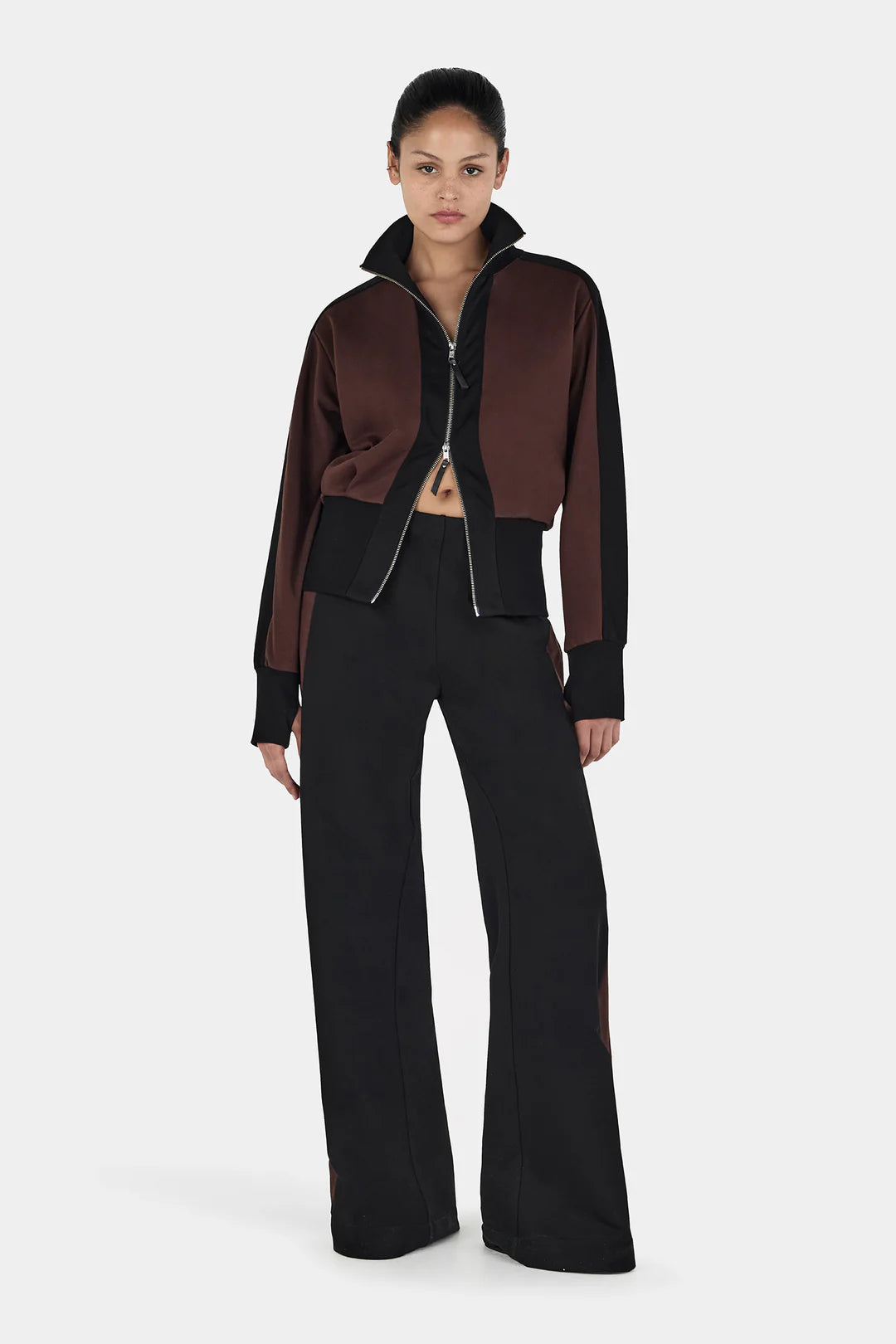 HANSEN Reynolds Rosie Zip Jumper | Dark Choc