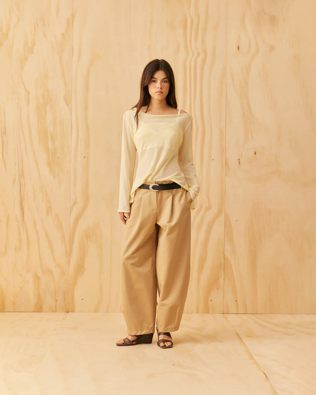 RUBY Madrid Sheer Long Sleeve | Butter