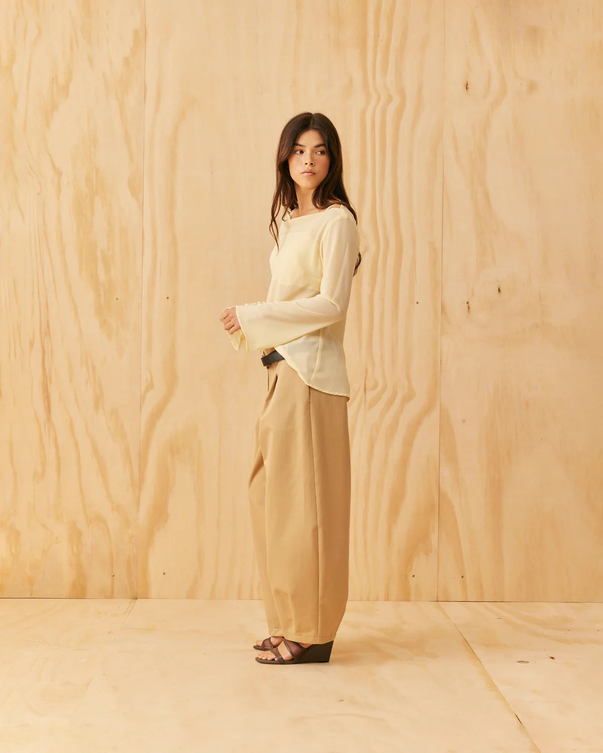 RUBY Madrid Sheer Long Sleeve | Butter