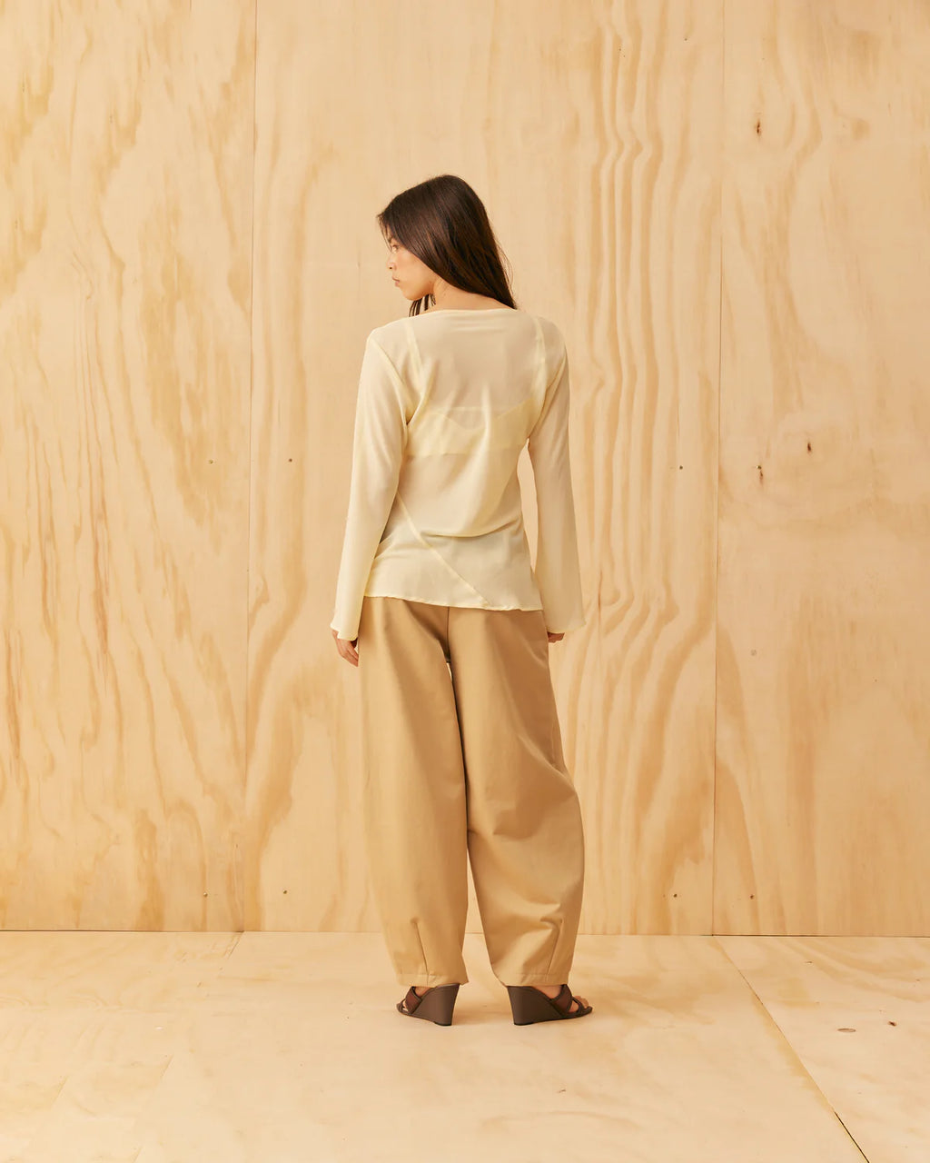 RUBY Madrid Sheer Long Sleeve | Butter