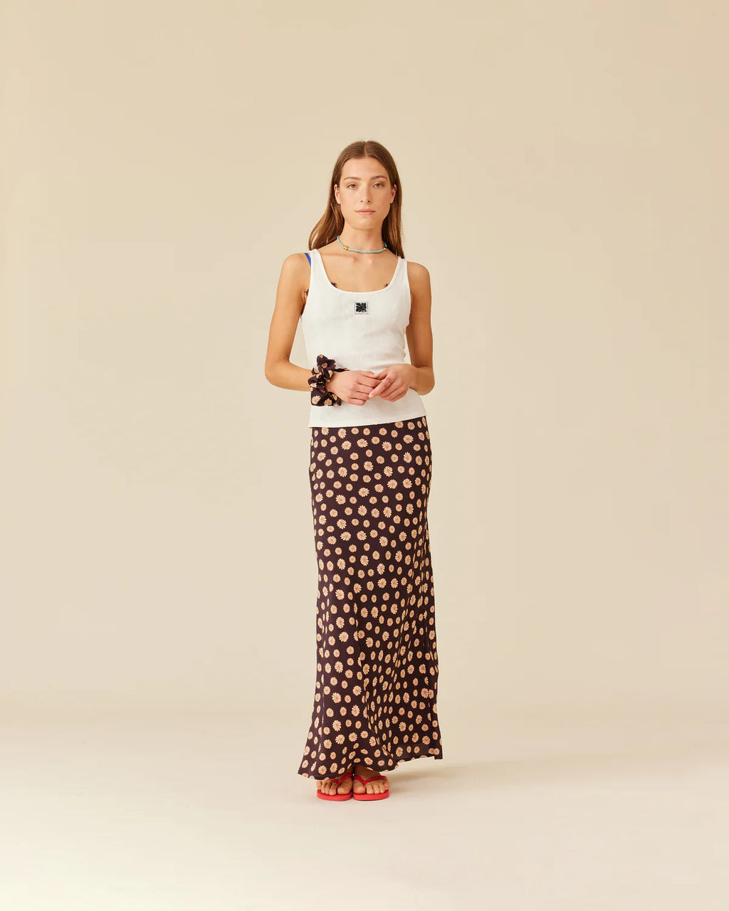 RUBY Thea Skirt | Brown Ditzy