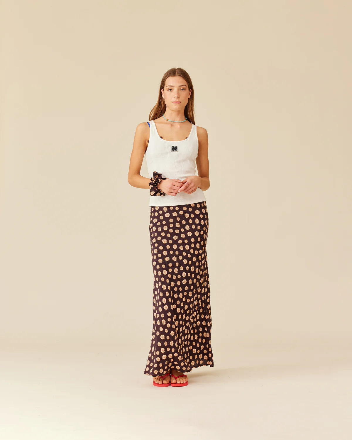 RUBY Thea Skirt | Brown Ditzy