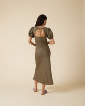 Load image into Gallery viewer, Kos Linen Dress | Khaki
