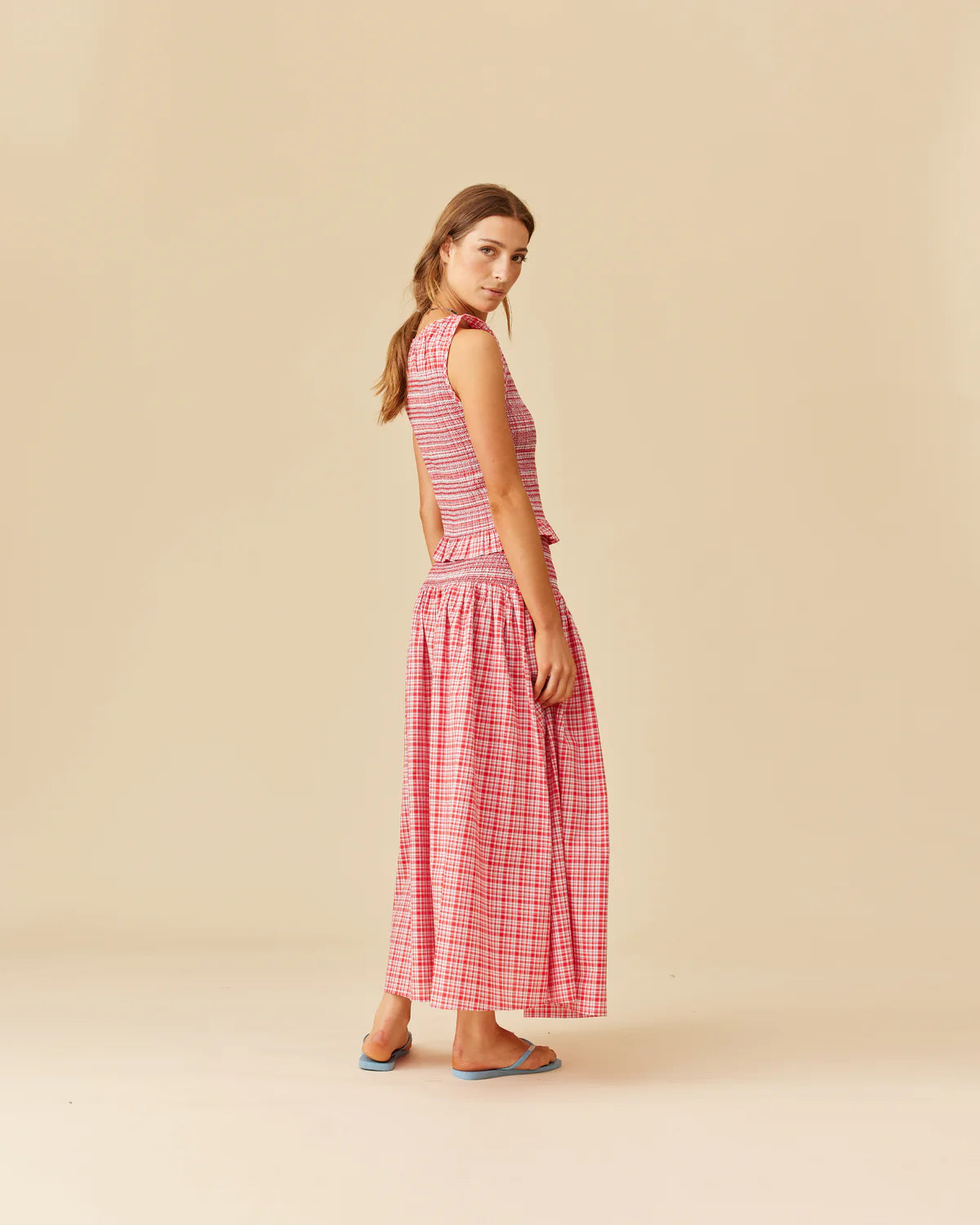 RUBY Anastasia Tank | Red Aqua