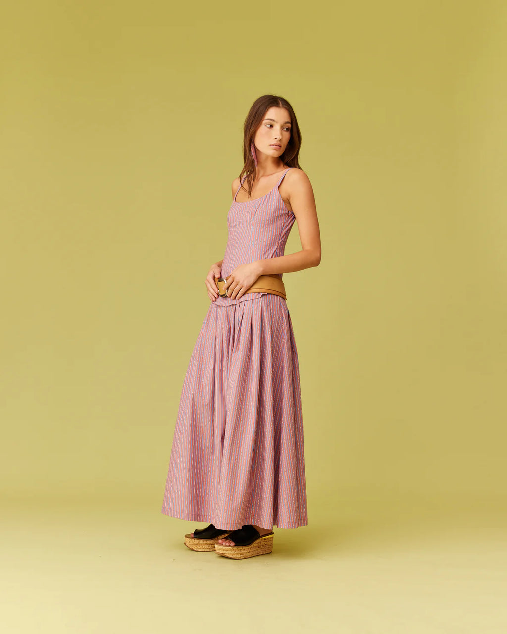 RUBY Willa Tank | Firewhirl Blue Stripe