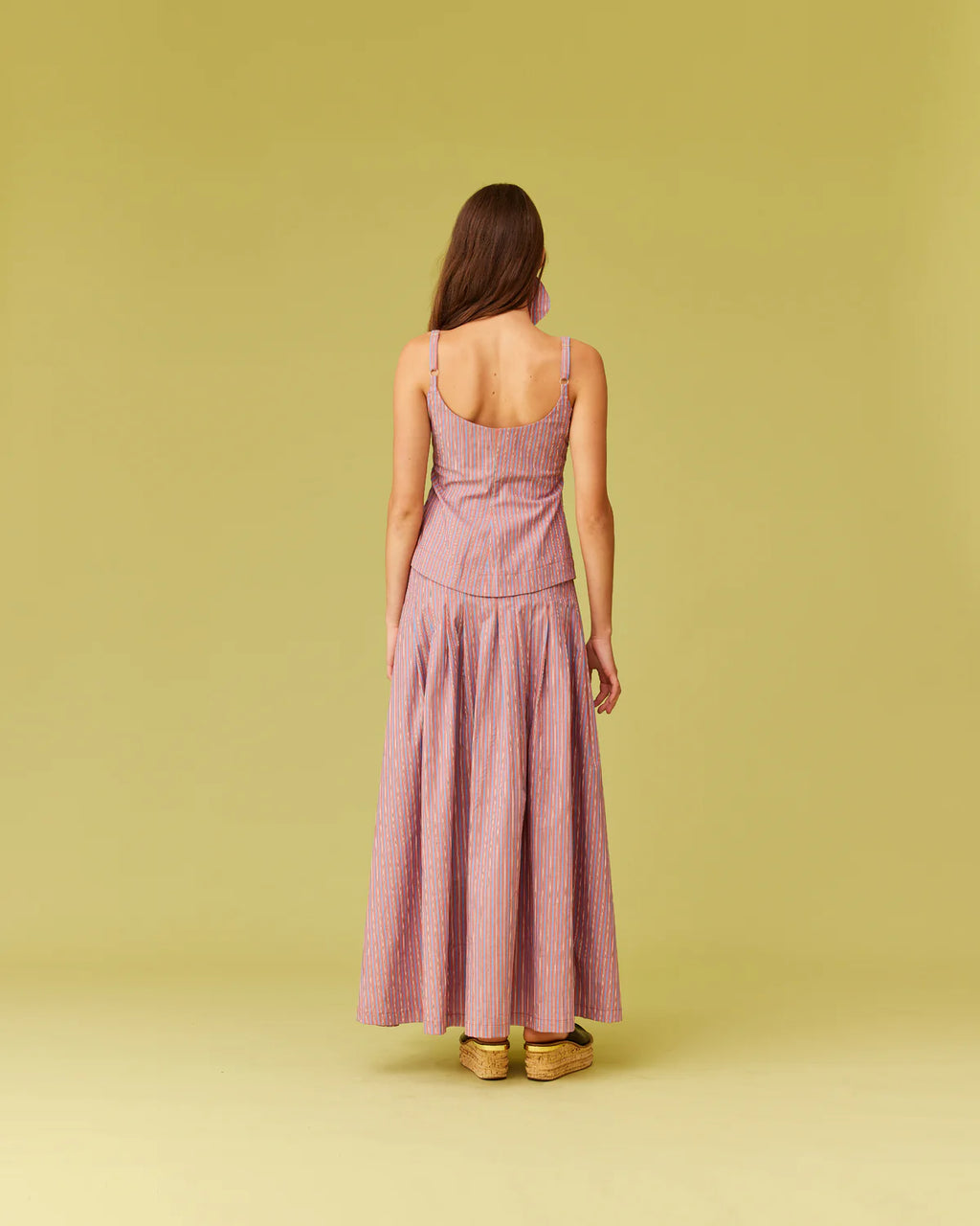 RUBY Willa Tank | Firewhirl Blue Stripe